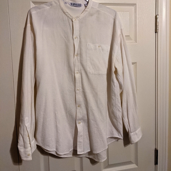 In Private men size XL button down long sleeve shirt - Picture 1 of 6